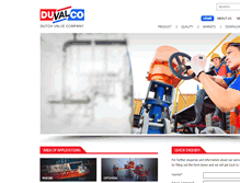 Tablet Screenshot of duvalco.net